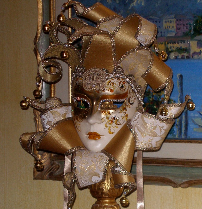 AUTHENTIC VENETIAN MASK, SWAROVSKI CRYSTALS, ORIGINAL | eBay