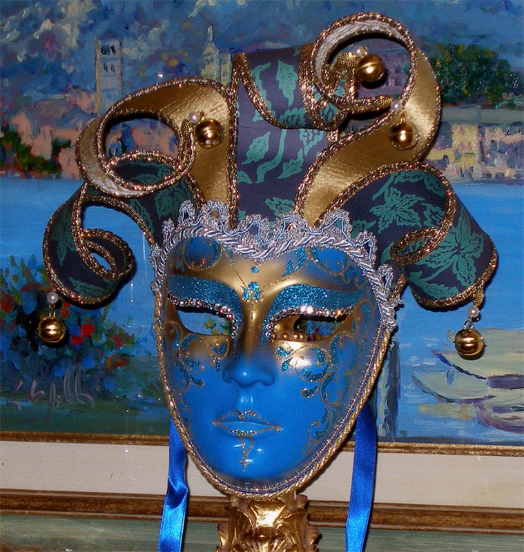 AUTHENTIC VENETIAN MASK, SWAROVSKI CRYSTALS, ORIGINAL | eBay