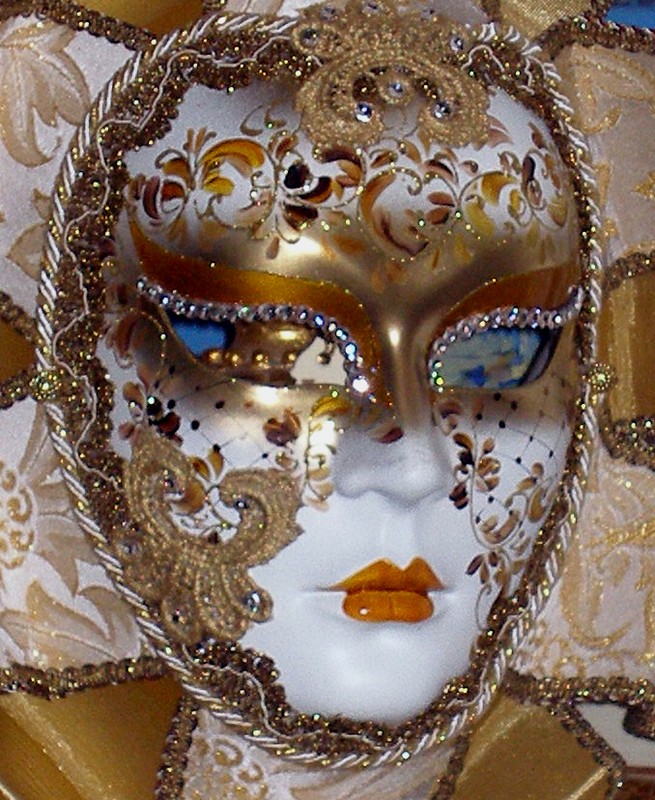 AUTHENTIC VENETIAN MASK, SWAROVSKI CRYSTALS, ORIGINAL | eBay